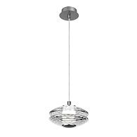 Подвес 15*24,5-144,5 см, 1*LED, 6W, 4000K, Favourite Claros 4643-1P, матовый никель