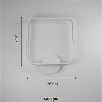 Светильник настенный SAPFIR SPF-4841 WHITE/БЕЛЫЙ D360/H70/1/LED/2*21W без ПДУ TERRA 22-10