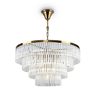 Люстра подвесная Maytoni Colonne MOD093PL-13BS, диаметр 59 см, латунь