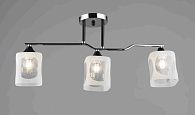 Люстра L630 x W120 x H300, мм, 3*40W (120W), CH+BK(ХРОМ+ЧЁРНЫЙ) Rilon 2284/3 CH+BK