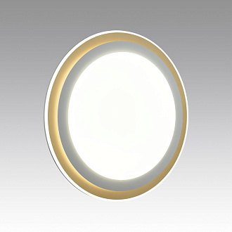 Cветильник 41*7 см, LED 48W, 3000-6000 К, IP43, белый/золотистый, пластик Sonex Setta, 7630/DL