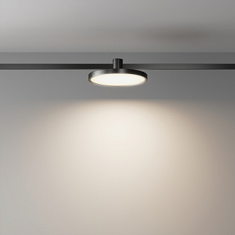 Трековый магнитный светодиодный светильник 17 см, 10W, 3000K, Maytoni Flarity Plato TR153-1-10W3K-B, черный