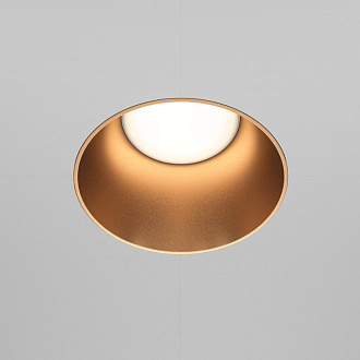 Светильник 14 см, Maytoni Downlight Share DL051-01-GU10-RD-WMG, золото, вр 9,3 см