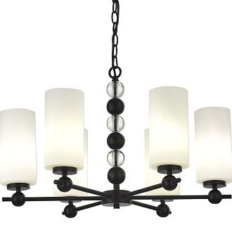 Подвесная люстра *63*99 см, 6*E27, 240W, ST-Luce Aurora SL2003.403.06, черный