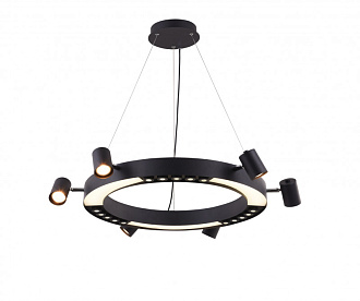 Подвесной светильник  60*120 см, 6*LED / GU10 черный, хром Vele Luce Octopus VL10152P06