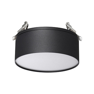 LED светильник 14 см, 24W, 4000K, Novotech Prometa 358753, черный, вр 11,5 см