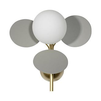 Светильник 23 см, 10008/1W Grey, золото