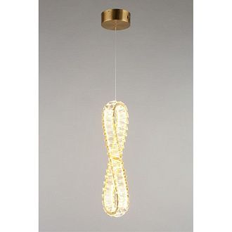 Подвесной светильник 12*70-150 см, 1*LED, 15W, K, Aployt Olimp APL.045.06.15, бронзовый
