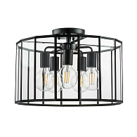 Люстра потолочная 47 см, 5*E27*30W, Черный матовый Lightstar Genni 798257