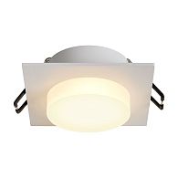 Встраиваемый светильник 8*8*-3,3 см, 1*GU10*10W Voltega  VGL7237DLB-01W1, Белый