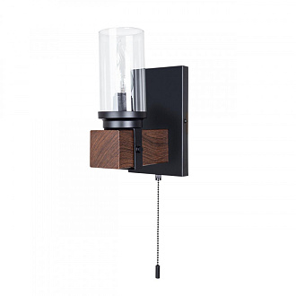 Светильник 25 см, Arte Lamp Dalim A7014AP-1BK, черный-дерево