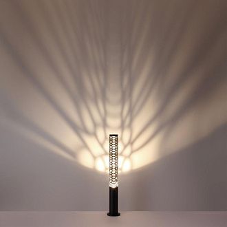 Светильник ландшафтный светодиодный 13,3*9*80- см, *LED*9W, 3000K, Novotech Netz NOV359538, черный