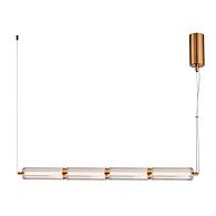 Подвесная люстра 90*6*20-173 см, 1*LED*14W, 3000K, Favourite Hexagoni 4777-4P, бронзовый