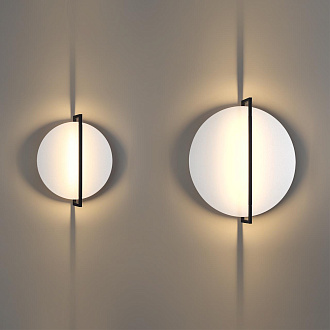 Настенный светильник 16,7*46 см, 1*LED*15W 3000K Odeon Light Lunar 7015/15WL черный