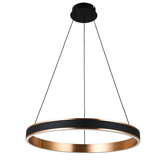 Люстра 60*5 см, 1 LED*45W, 4000 К, Divinare Avanti 1926/17 SP-1, Латунь