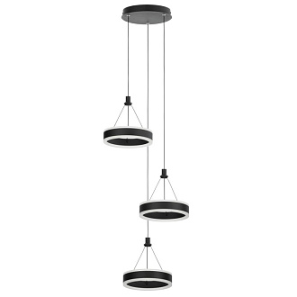 Люстра 40*50/140 см, 60W, 4000K Citilux CL719031 Дуэт Черный