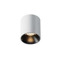 Потолочный светильник 6 см, LED*5W, 3000K, Maytoni Alfa LED 50° C064CL-5W3K-RD-WB, Белочерный