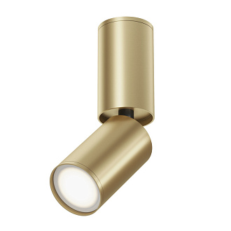 Светильник 5*5 см, GU10 10W, Maytoni Focus S C051CL-01G, золото