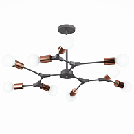 Люстра 89 см,  EVOLUCE PALARE SLE106403-09 Серый, Розовое золото