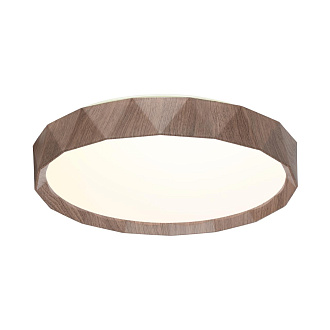 Cветильник 48,5*7,5 см, LED 70W, 3000-6000 К, IP43, белый/коричневый, пластик Sonex Zif Wood, 7637/EL