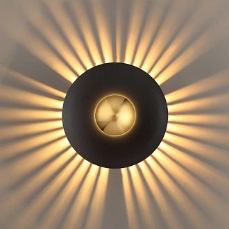 Бра 28 см, 13W, 3000K Odeon Light Adamas 4223/13WL черный-золото