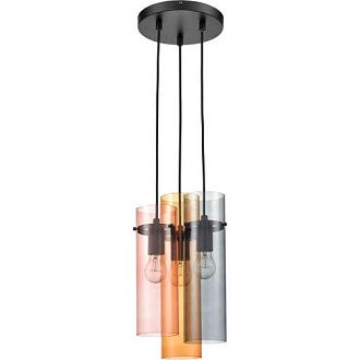 Подвесной светильник Vele Luce Miele VL2092P03 черный, диаметр 22 см