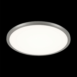 Светильник, 14 см, 15W, 3000К, хром, теплый свет, Citilux Омега CLD50R151, встраиваемый LED, вр 12,5 см