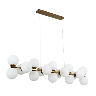 Подвесной светильник 28*125*80/120 см, 18*Е14 MODESTYLE MS.6117.18 BS латунь