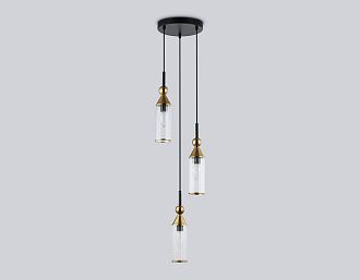 Подвесной светильник **-120 см, 3*E14*40W, K, Ambrella Light High Light LH55252, черный, латунь