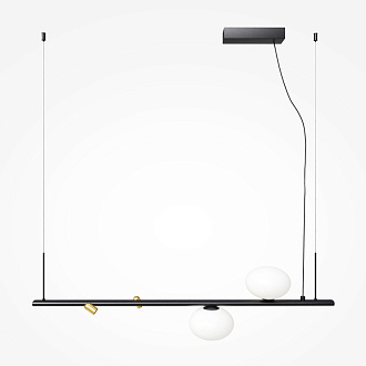 Подвесной светильник 95*14*313,5 см, 2*G9, 3000К, Maytoni Inversio MOD350PL-02BBS черный