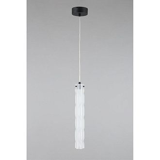 Подвесной светильник 6*55-180 см, 1*LED, 6W, 3000K, Aployt Dzhosi APL.326.06.01, черный
