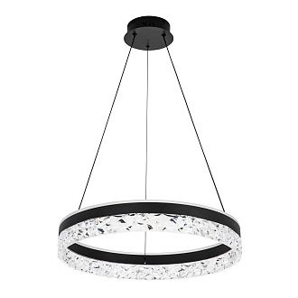 Подвесной светильник 50*50*140 см, LED 72W, 3000 / 6000K, Черный LED4U L5021-500 BK