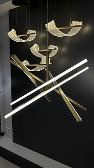 Светильник подвесной 70*150 см, 1*LED*60W 4000K Lumion Parker 6563/60L черный