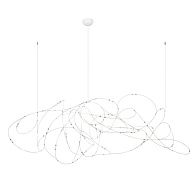 Подвесной светильник 180 см, 15W, 3000K, Loft IT Flock of Light 10309/31 CR, хром