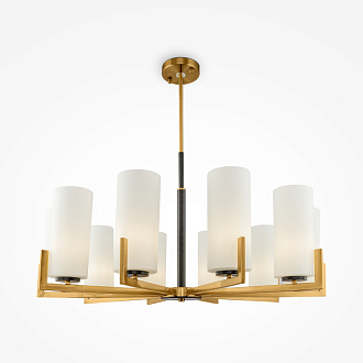 Люстра на штанге Maytoni Fortano MOD089PL-10BS, диаметр 86 см, латунь