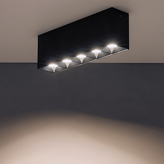 Накладной светильник 4,2*6,6 см, LED, 20W, Nowodvorski Midi Led 10058, черный