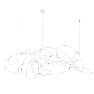 Подвесной светильник 180 см, 15W, 3000K, Loft IT Flock of Light 10309/31 CR, хром