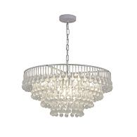 Подвесная люстра 60*31,5-76 см, 8*E14, 60W, Favourite Boonden 4604-8P, белый
