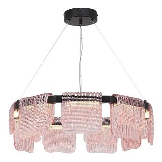 Подвесная люстра 60*150 см, 1*LED*54W, 4000K, ST-Luce Voile SL6021.403.54, черный