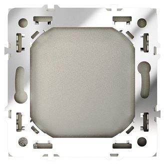 Заглушка Voltum S70 с суппортом, шелк пластик Soft touch VLS080104