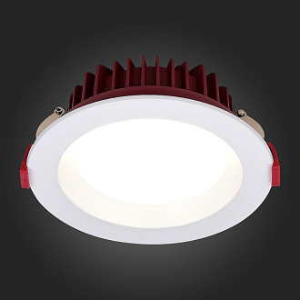 Встраиваемый светильник 14 см, 18W 3000K ST LUCE Встраиваемые светильники ST752.538.18 Белый, вр 13,5 см