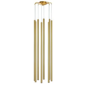 Подвесная люстра *34*81-161 см, *LED*40W, 4000K, Lightstar Tubo L8T747443, золотой