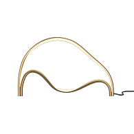 Настольная лампа 39*11*24,5 см, LED, 12W, 3000К, Maytoni Plons MOD283TL-L12BS3K латунный