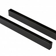 Трек PRO 220V, 2 метра 2*3,1 см, Матовый Черный Lightstar Barra 505027