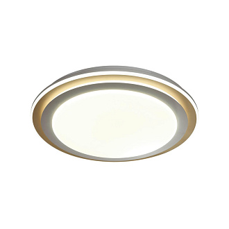 Cветильник 51*7 см, LED 72W, 3000-6000 К, IP43, белый/золотистый, пластик Sonex Setta, 7630/EL