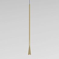 Подвесной акцентный светильник 6*6*140 см, LED, 7W, 4000K, Elektrostandard Vist 50312 LED, латунь