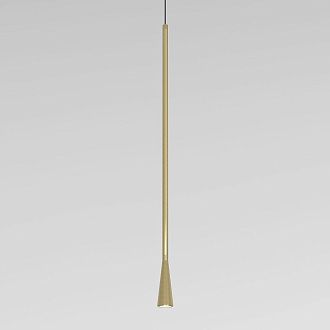 Подвесной акцентный светильник 6*6*140 см, LED, 7W, 4000K, Elektrostandard Vist 50312 LED, латунь