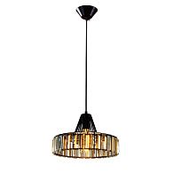 Подвес CITILUX  CL450212 Эдисон Черн+Хрусталь, диаметр 33 см