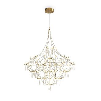 Подвесной светильник 110-200 см, LED*35W, 3000K, Freya Amela FR6138PL-L44BS, Латунь