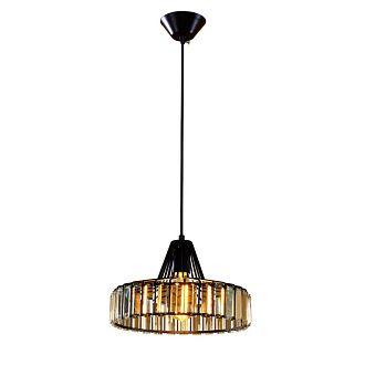 Подвес CITILUX  CL450212 Эдисон Черн+Хрусталь, диаметр 33 см
